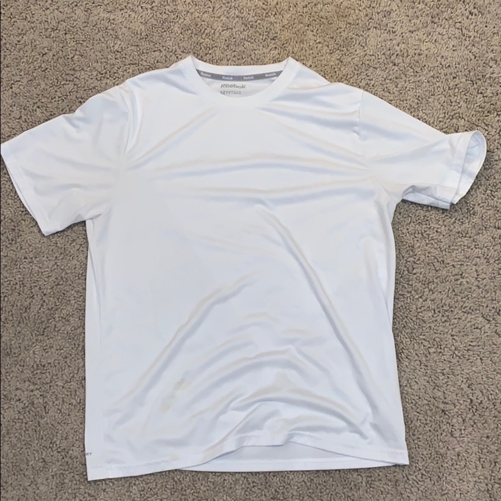 Plain White Reebok Tee